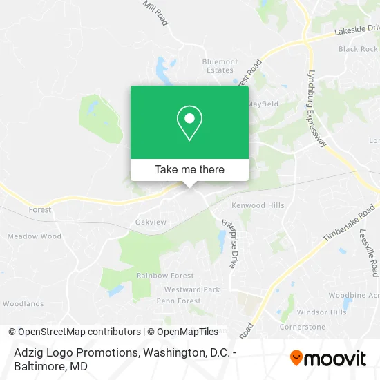Adzig Logo Promotions map