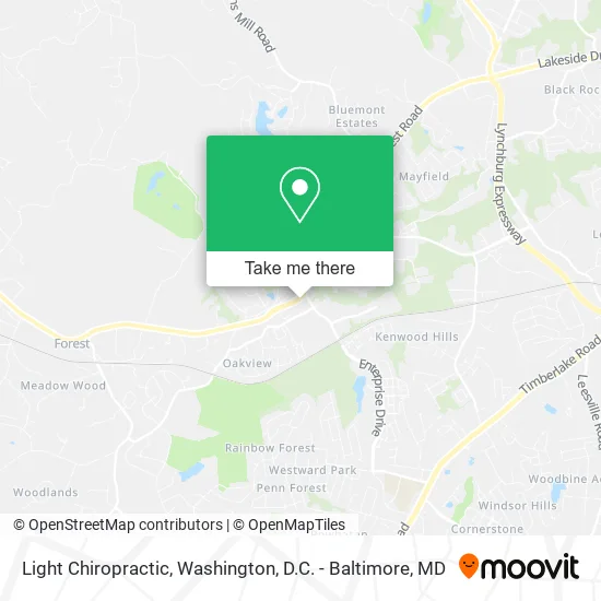 Light Chiropractic map