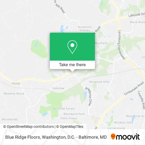 Blue Ridge Floors map