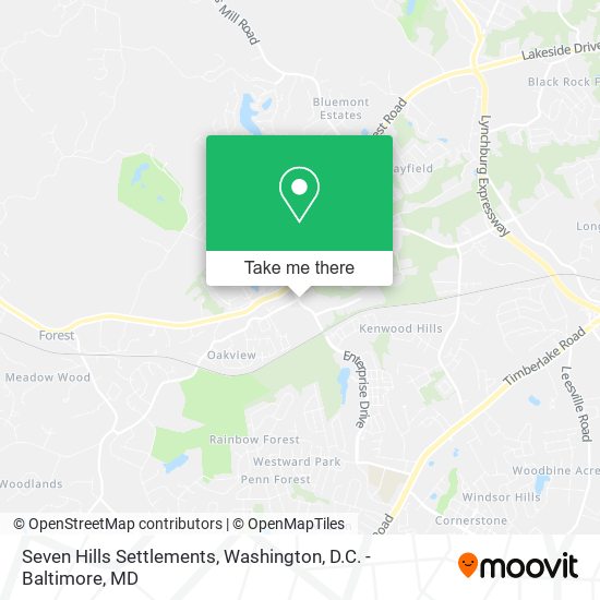 Mapa de Seven Hills Settlements