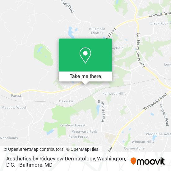 Mapa de Aesthetics by Ridgeview Dermatology