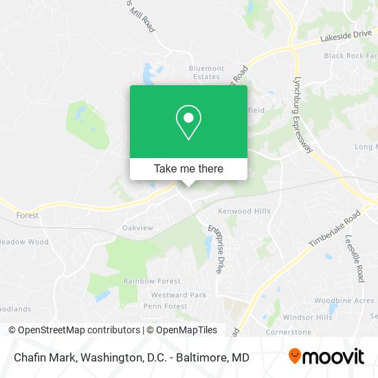 Chafin Mark map
