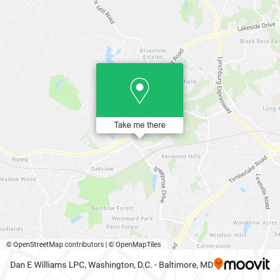 Mapa de Dan E Williams LPC