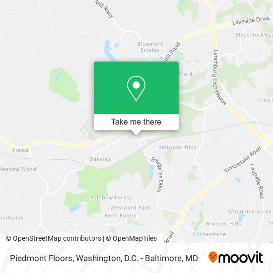 Piedmont Floors map