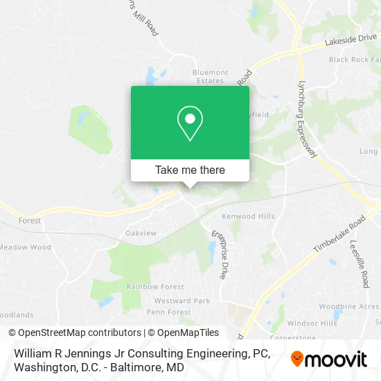 William R Jennings Jr Consulting Engineering, PC map