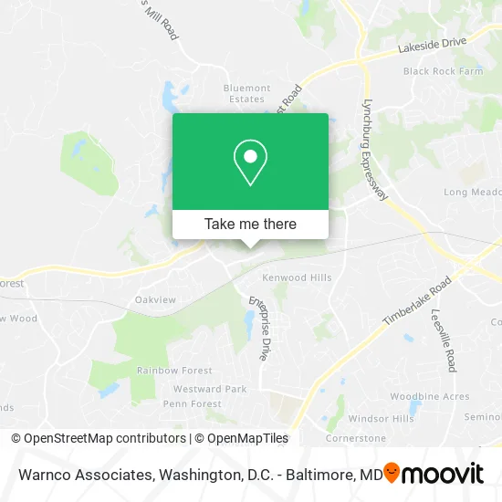 Warnco Associates map