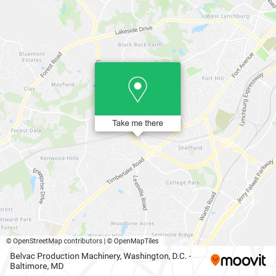 Belvac Production Machinery map