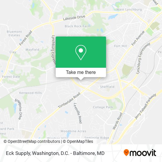 Eck Supply map