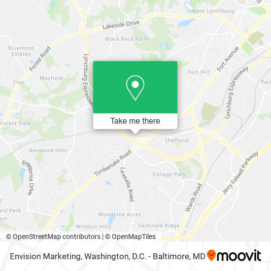 Envision Marketing map