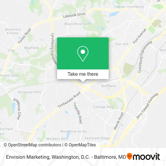 Envision Marketing map