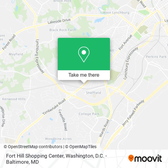Mapa de Fort Hill Shopping Center
