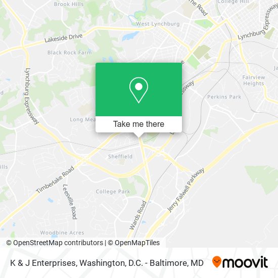 K & J Enterprises map