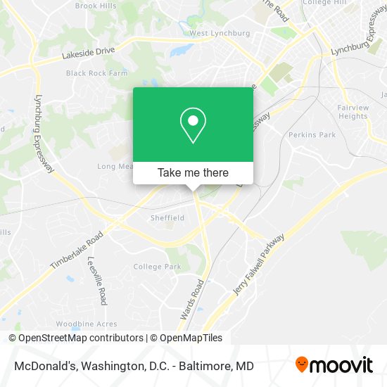 McDonald's map