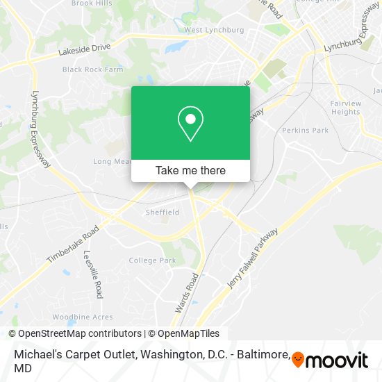 Mapa de Michael's Carpet Outlet
