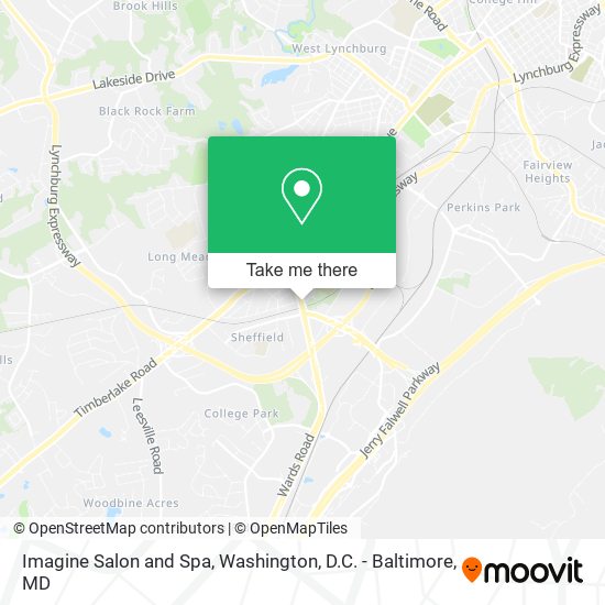 Imagine Salon and Spa map