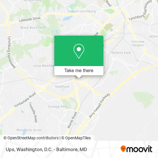Ups map
