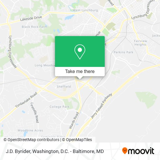 J.D. Byrider map