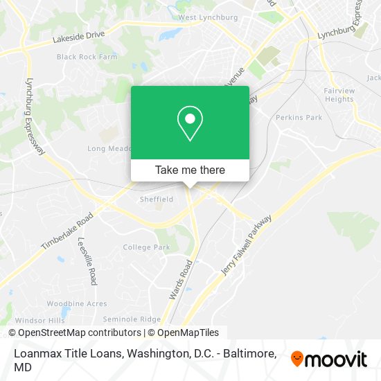 Loanmax Title Loans map