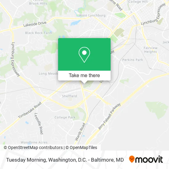 Tuesday Morning map