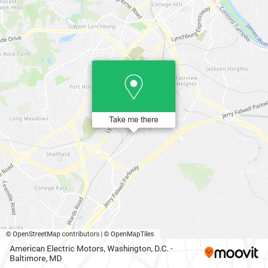 American Electric Motors map