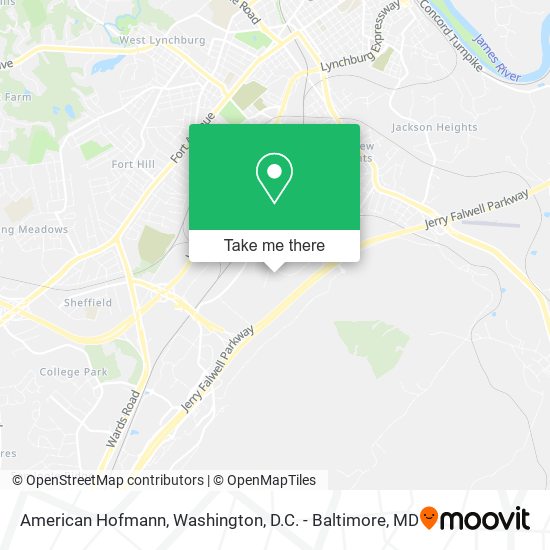 Mapa de American Hofmann