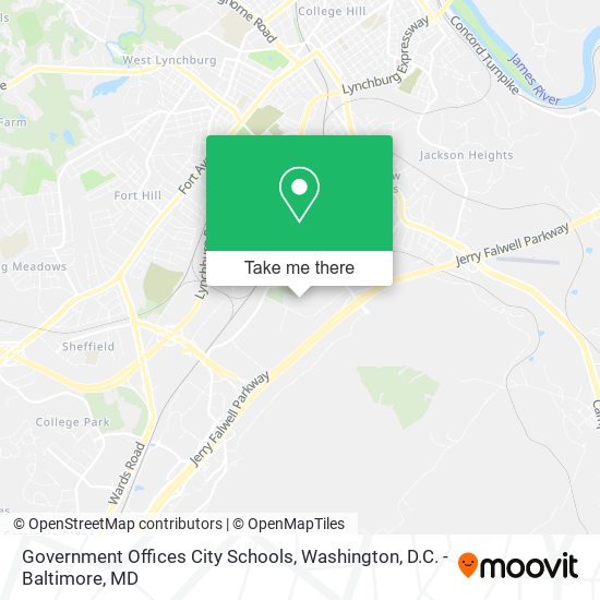 Government Offices City Schools map