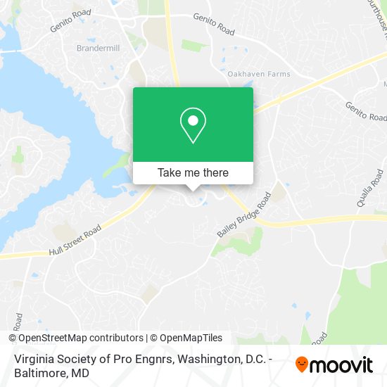 Mapa de Virginia Society of Pro Engnrs