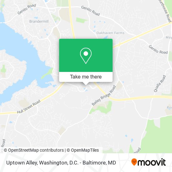Uptown Alley map