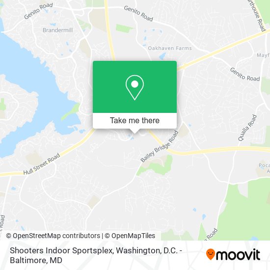 Shooters Indoor Sportsplex map