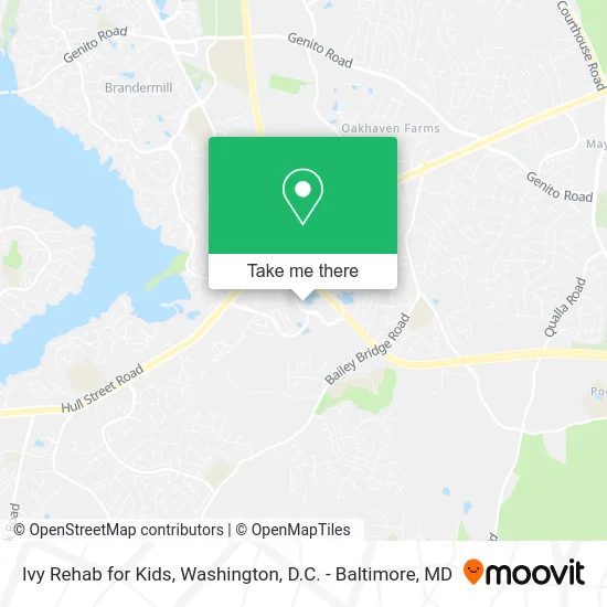 Ivy Rehab for Kids map