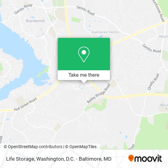 Life Storage map