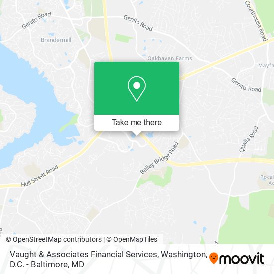 Vaught & Associates Financial Services map