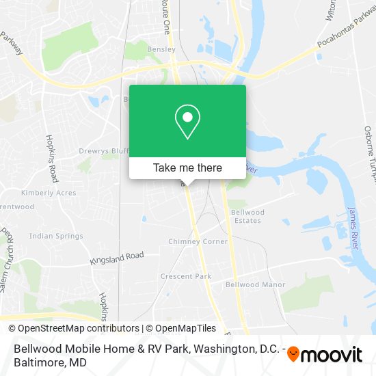Bellwood Mobile Home & RV Park map
