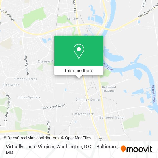 Mapa de Virtually There Virginia