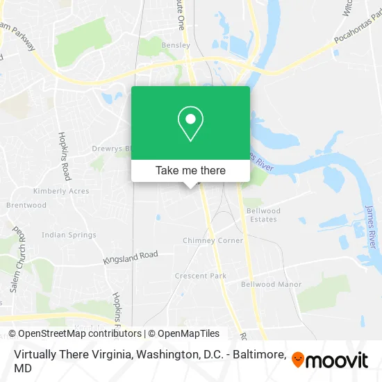 Virtually There Virginia map