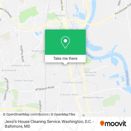 Jessi's House Cleaning Service map