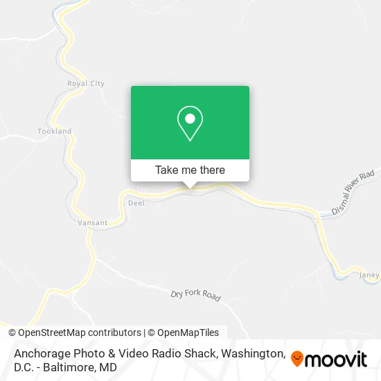 Anchorage Photo & Video Radio Shack map