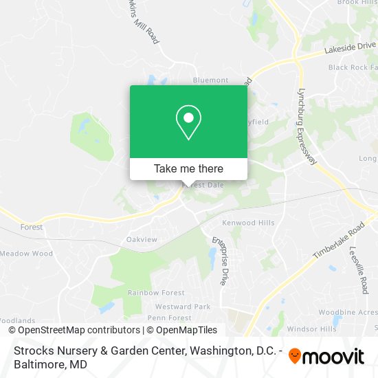 Mapa de Strocks Nursery & Garden Center