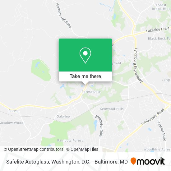 Mapa de Safelite Autoglass