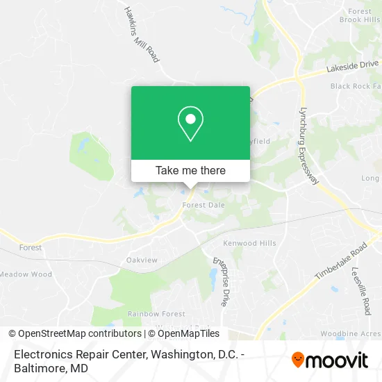 Electronics Repair Center map