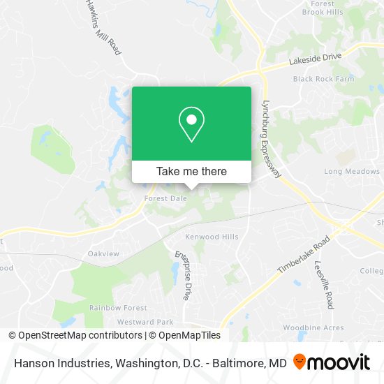 Hanson Industries map