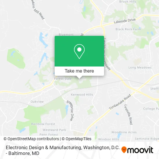 Electronic Design & Manufacturing map