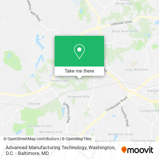 Advanced Manufacturing Technology map