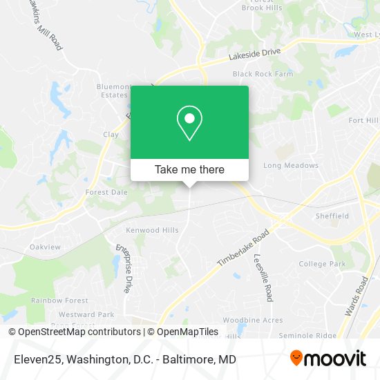 Eleven25 map