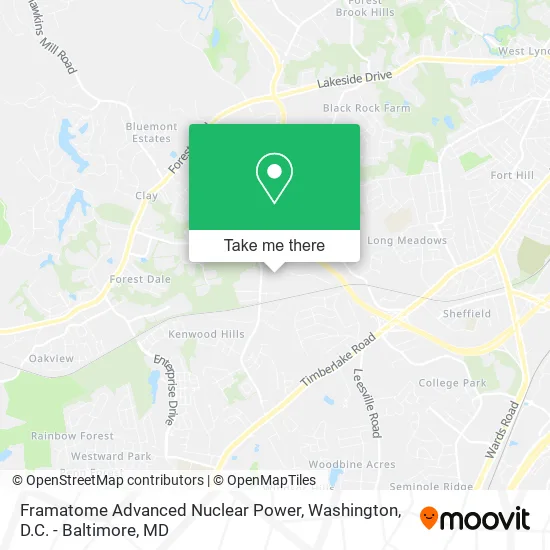 Framatome Advanced Nuclear Power map
