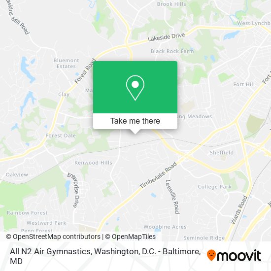 All N2 Air Gymnastics map