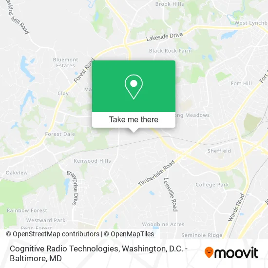 Cognitive Radio Technologies map