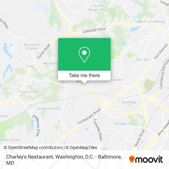 Charley's Restaurant map