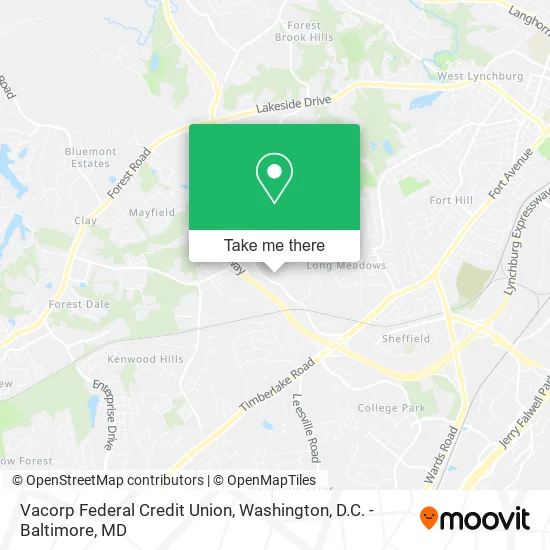 Vacorp Federal Credit Union map