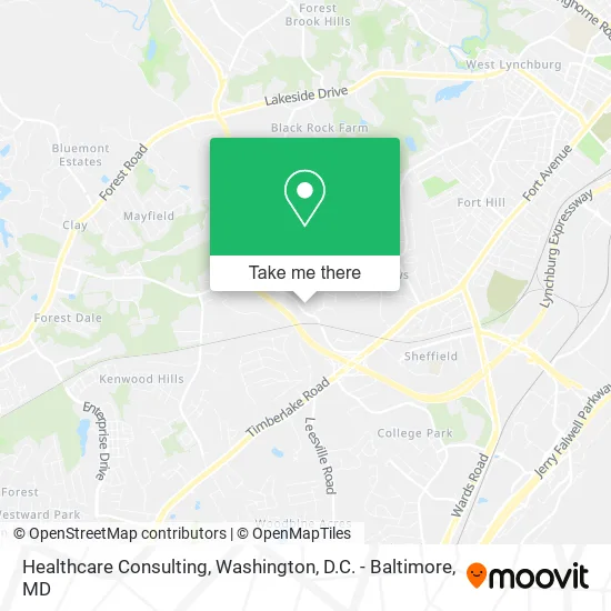 Healthcare Consulting map